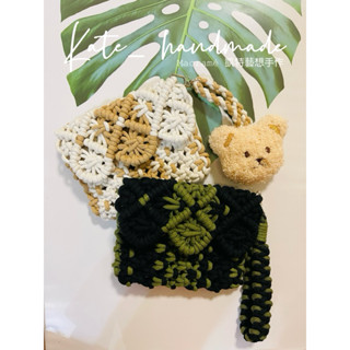 Kate_ handmade 手工編織磁扣皮夾包（可放信用卡、健保卡⋯等卡片還有鈔票）☆彡