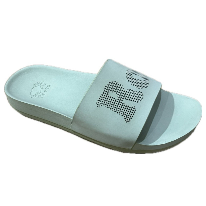 Roots女鞋-經典皮革輕便鞋 拖鞋 綠色6(熱銷絕版款)全新公司貨 贈Roots品牌環保購物袋 暢貨出清【清瘋玩趣】