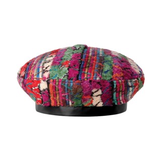 KANGOL 曲線拼布 貝雷帽 WOOLY SQUIGGLE BERET 彩色混織 畫家帽 特殊款