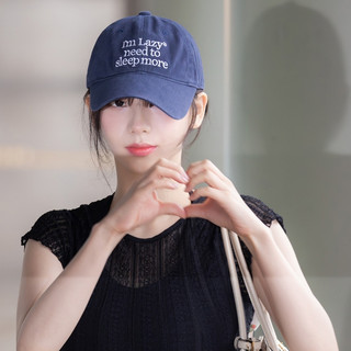 Karina同款✿ Sleep More Ball Cap 老帽 / lazyz 韓國品牌代購 棒球帽 帽子