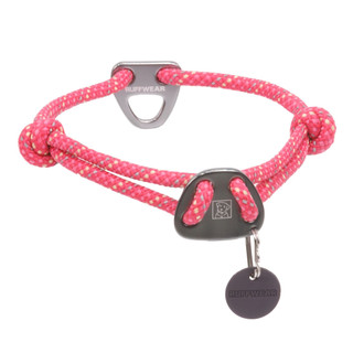 Ruffwear Knot-a-Collar 編織繩項圈 Pink 寵物雜貨舖 Ruffwear 台灣代理商