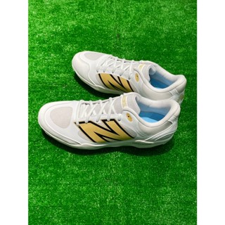 棒球世界全新NEW BALANCEL NB最新款棒球鐵釘鞋 2E L3000GS7特價白金配色