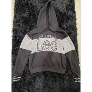 Lee長袖連帽帽T(M)號