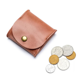 「現貨」真皮免費雷射雕刻日式硬幣包迷你耳機包ins真皮小錢袋小收納包零錢包