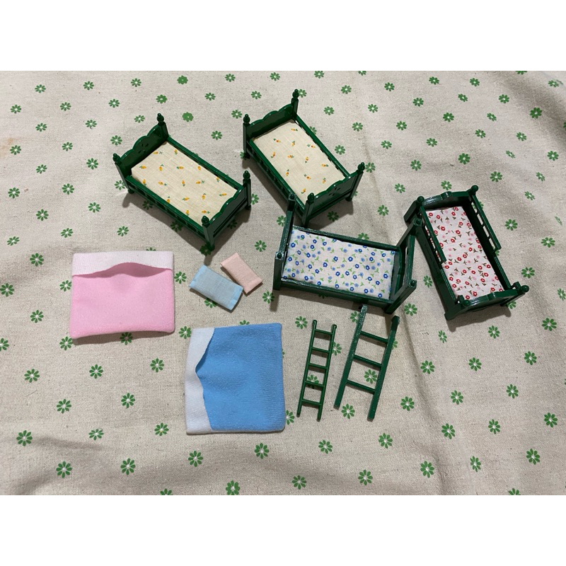 二手 森林家族 早期 綠家具 雙層床