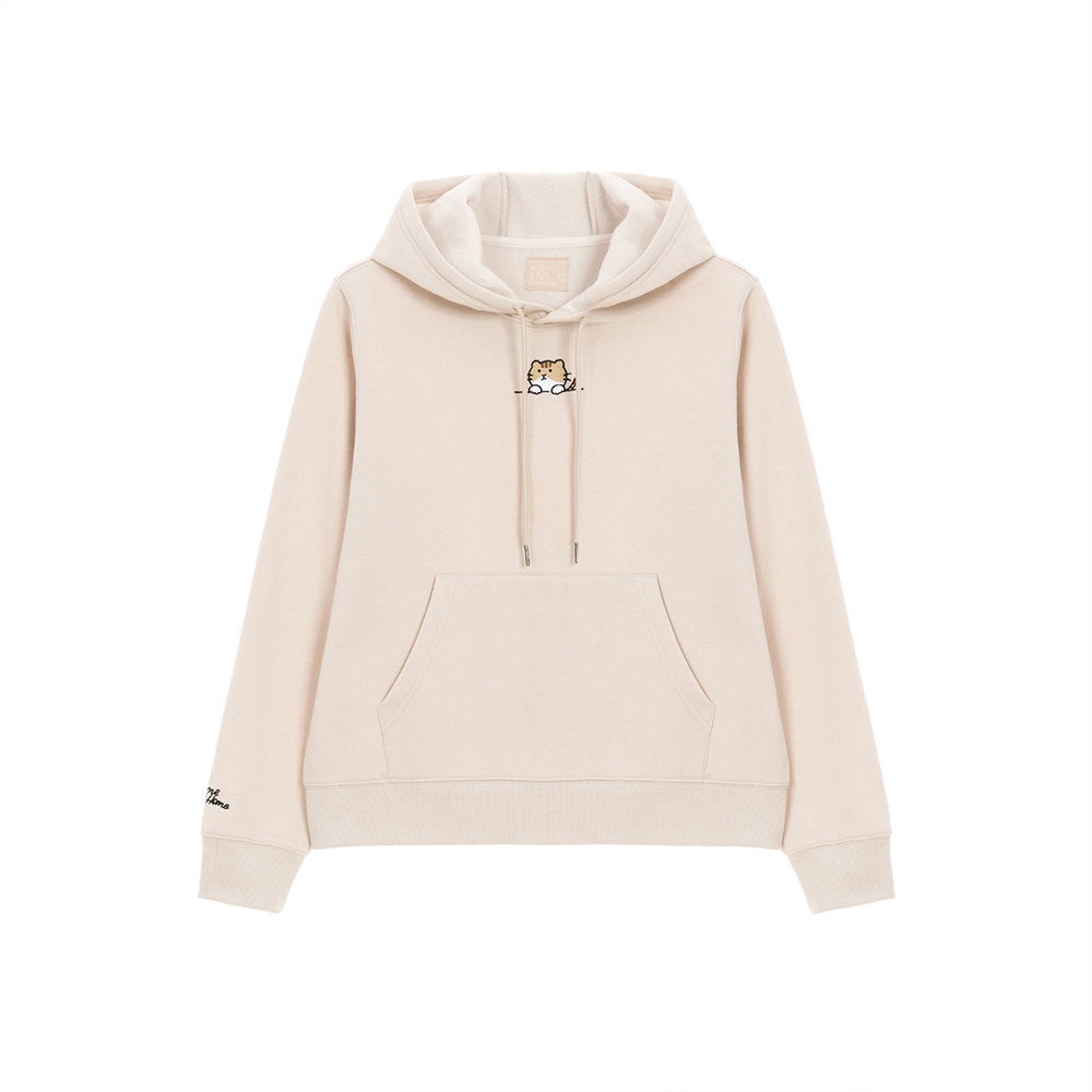 GIORDANO 女裝連帽長袖上衣 潮味決聯名系列【雙色任選】05394639