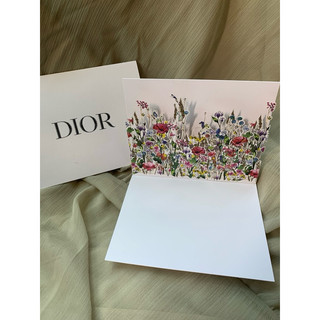 dior 花卉立體生日卡片 情人節卡片 祝福卡 謝卡