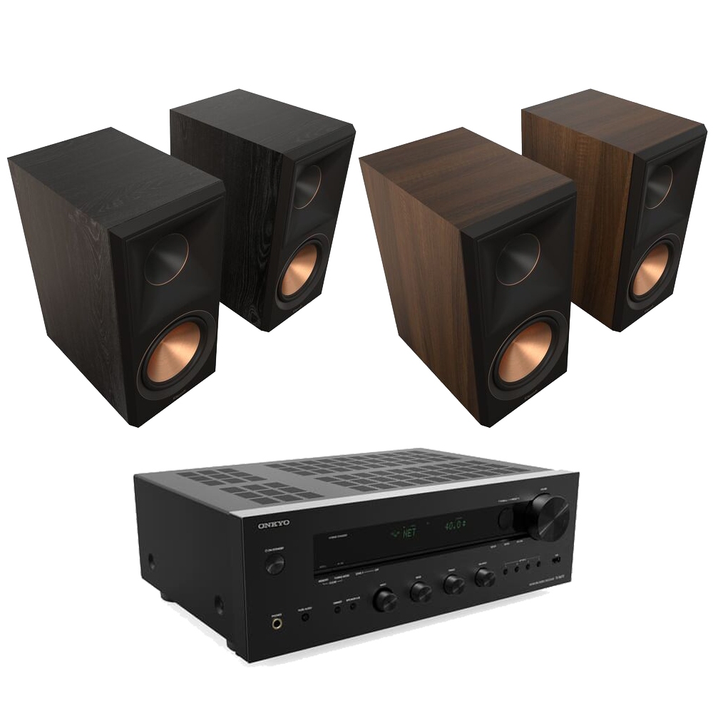 古力奇 Klipsch RP-600M II 書架喇叭+ONKYO TX-8470 串流綜合擴大機