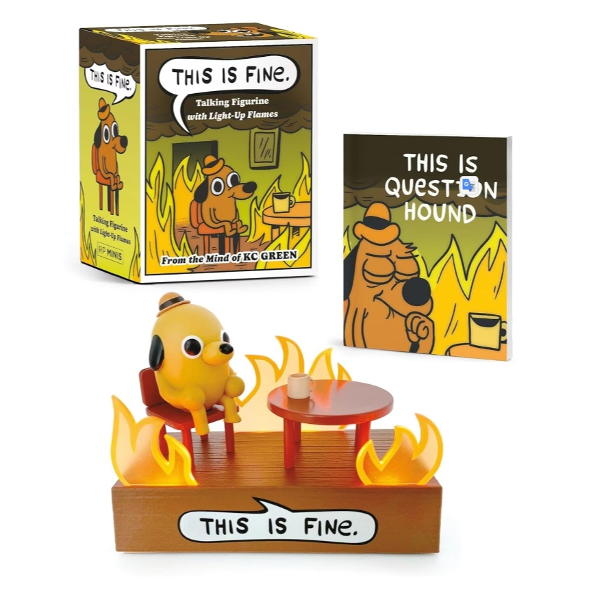 現貨｜This is Fine Talking Figurine: With Light and Sound! 小書迷因