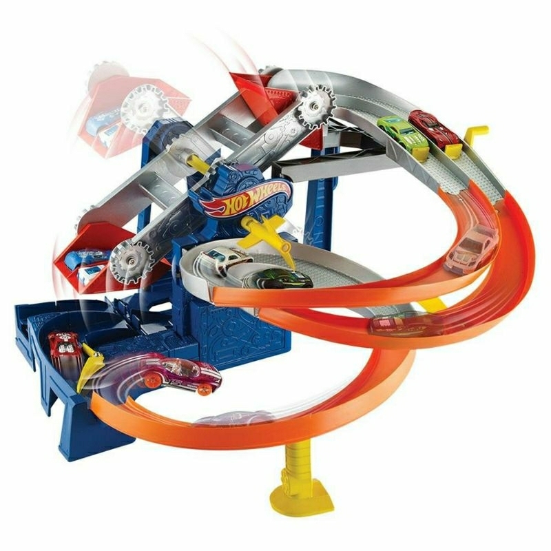 75折) Hot Wheels 風火輪 小汽車 摩天輪 動力 軌道組(原買$1499