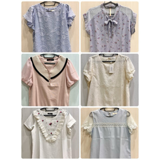 清衣櫃 便宜賣/全新 二手衣/蕾絲/雪紡/緹花/針織/短袖上衣 OB嚴選 春夏上衣