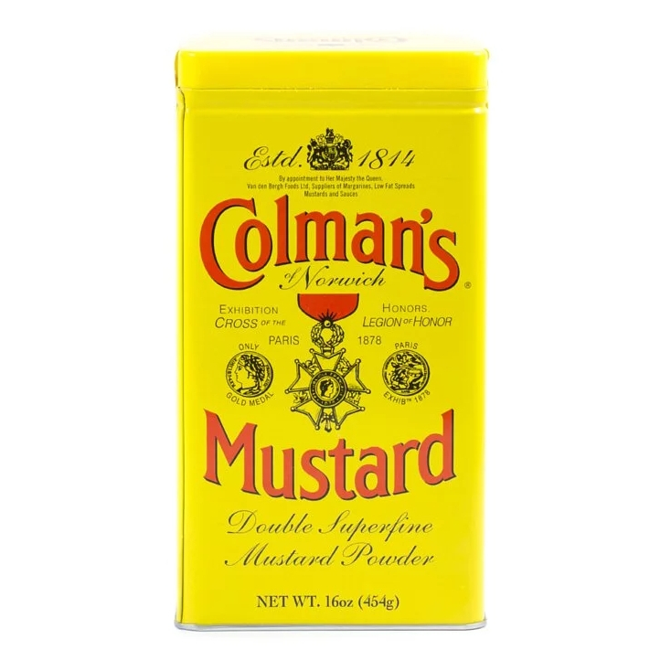 英國 牛頭牌 黃芥末粉 454g Colman‘s English mustard powder【Sunny Buy】