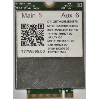 T77w595 4G LTE 卡模組 ( Mdm9625 適用於 HP Probook)
