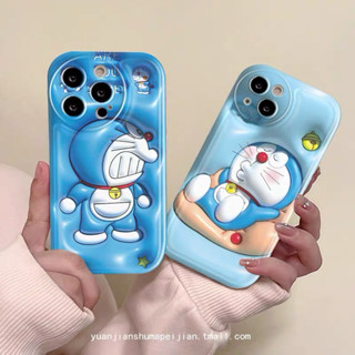 IPhone 16 可愛多啦A夢鏡頭防護氣墊防摔手機殼IPhone 15 14 13 12 11 XR XS/MAX X