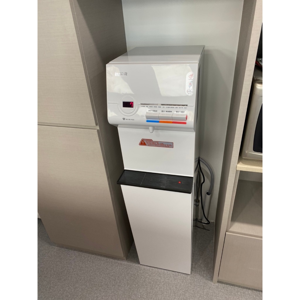 【二手商品】家用落地形RO機/烤漆白/賀眾牌智能型冰溫熱純水飲水機 UR-612AW-1/