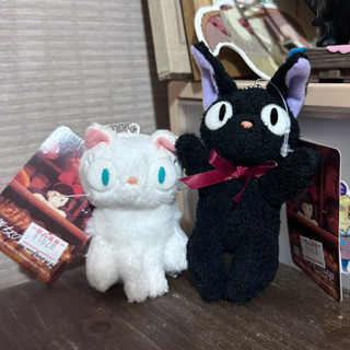現貨❤️ 日本正版 宮崎駿 吉卜力 魔女宅急便 魔女 黑貓吉吉 白貓莉莉 絨毛 布娃娃 吊飾 鑰匙圈