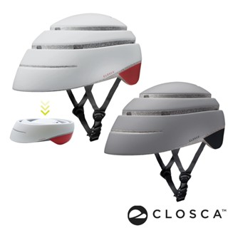 小哲居 西班牙CLOSCA LOOP自行車/滑板運動摺疊安全帽-L號(頭圍60~63CM)