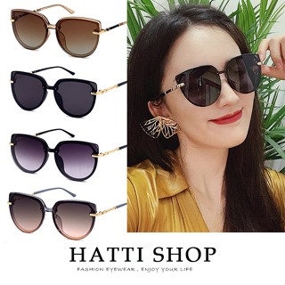 HATTI SHOP 復古網紅墨鏡 貓眼造型太陽眼鏡 時尚流行墨鏡 抗紫外線UV400
