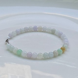 嗨，寶貝銀飾珠寶* 翡翠玉石☆925純銀 保證緬甸玉A貨 冰糯種 馬卡龍翡翠手鍊 珠鍊1