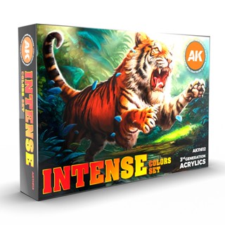 【奧丁模型】AK第三代水性漆套裝：INTENSE COLORS SET AK11612