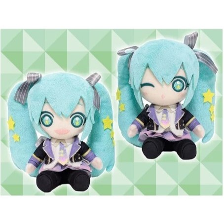 日本景品 日貨 景品 初音 未來 10周年 娃娃 布偶 坐姿 玩偶 西服 西裝 絕版 出清 特價 特賣