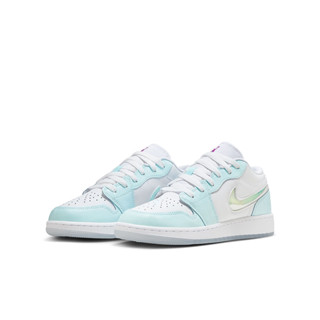 NIKE AIR JORDAN 1 LOW SE 休閒鞋 女鞋 大童 白藍 AJ 喬丹 HJ3481-491【S.E運