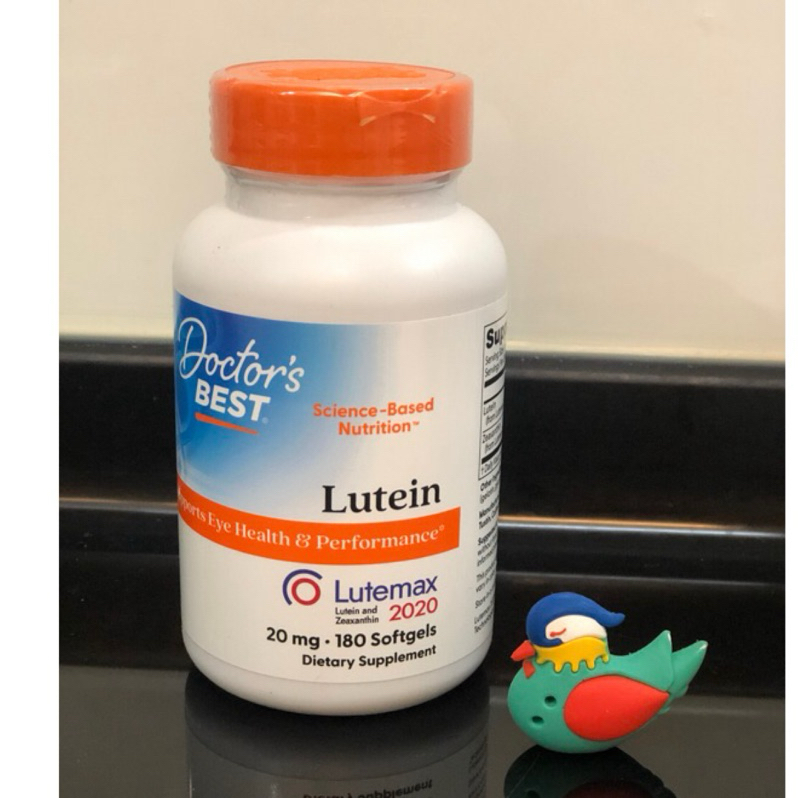 現貨在台*Doctor's Best 葉黃素 游離型 lutein lutemax2020 20mg 180粒