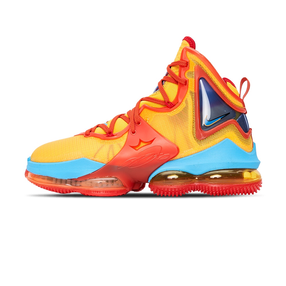 Nike LeBron 19 男 橘紅 氣墊 避震 運動 籃球鞋 DC9342-800