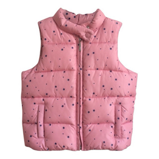 GAP baby Gap 羽絨背心鋪棉背心 保暖背心 輕薄 保暖 星星背心 三歲