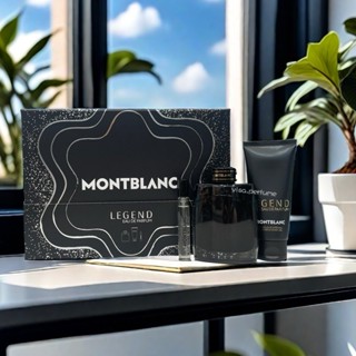 ❣️Yisa頤莎❣️Montblanc Legend 萬寶龍 傳奇至尊男性淡香精 三件禮盒組