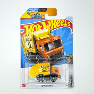 風火輪 Hot Wheels 普卡 Total Disposal (橘黃)