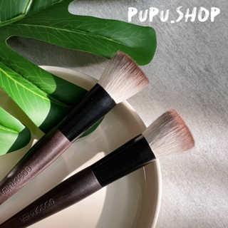 Pupu.shop♡臺灣現貨｜GOGORHEA 平頭粉餅刷 蜜粉刷 粉底刷 腮紅刷 雪狐羊毛定妝刷 化妝刷 刷具