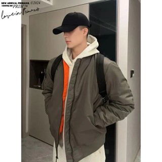 【PRIMAXIS】鋪棉款 MA1空軍飛行員 防風外套 Ma1飛行外套 男生夾克 男裝棒球外套 長袖外套 軍綠色外套