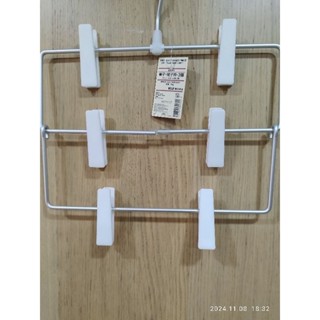 MUJI. 無印良品鋁製衣架 裙子褲子用三層