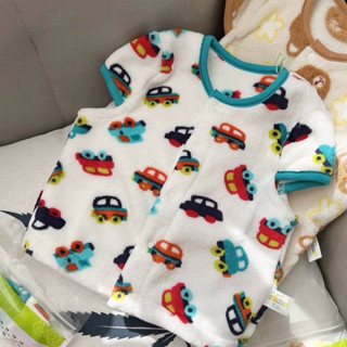 珊瑚絨 保暖 車車 蝴蝶結 小童背心