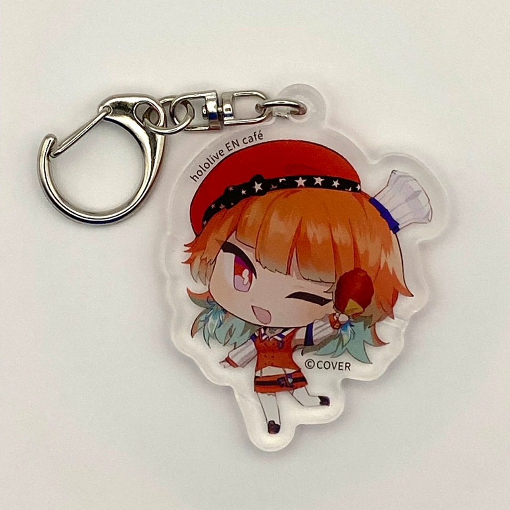 hololive 鑰匙圈 Kiara 小鳥遊琪亞拉 EN x CAPSULE Collaboration Cafe 現貨