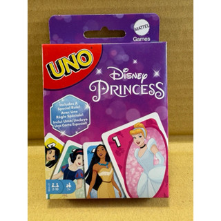 🏅現貨🏅 正版 🌸發票🧾🌸 原價329元 Mattel UNO 迪士尼公主系列 遊戲卡 桌遊 臺灣美泰兒 公司貨