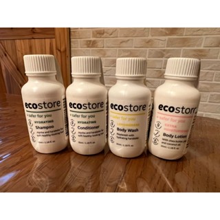 #試用包 #旅行包 #旅行組~ecostore 純淨洗髮精 純淨潤髮乳 純淨沐浴露 純淨保濕身體乳 35ML