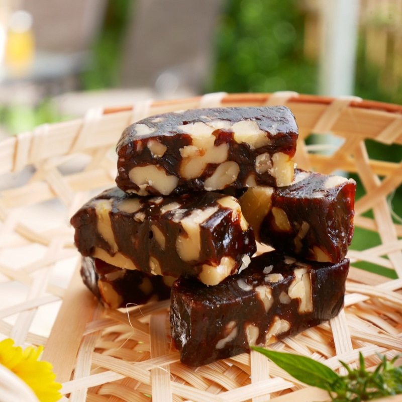 手工製作香醇好吃 桂圓核桃軟糕 南棗核桃糕 黑芝麻糕 夏威夷豆糕 桂圓核桃糕休閒零食 伴手禮 糕點