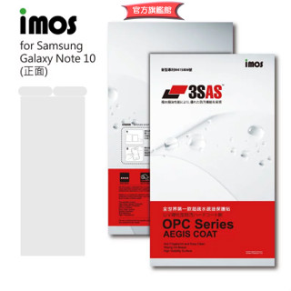 imos【官方旗艦館】3SAS SAMSUNG Note 10 正面 背面 疏油疏水螢幕保護貼 塑膠製品