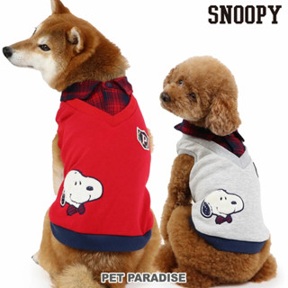 【PET PARADISE】寵物假二件刷毛上衣/2色 (3S/DSS/DS/S/DM)｜SNOOPY 2024新款