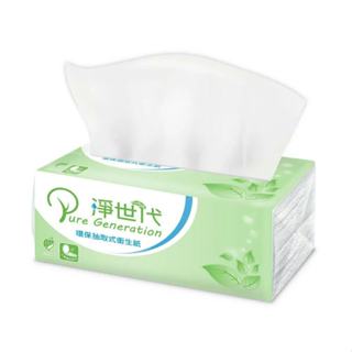 「零售」淨世代 環保 大張 抽取式 衛生紙 100抽 「每單只能下單12小包」ESG永續經營