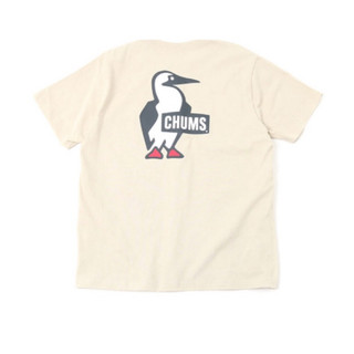 CHUMS Booby Logo T- Shirt 女 短袖上衣 米灰