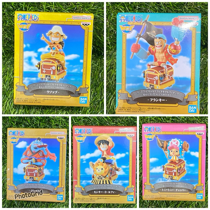 現貨 海賊王 ALL ABOARD 日本 WCF 草帽海賊團千陽號火車 草帽商店12週年公仔