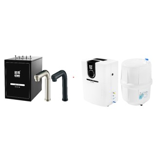 【NEXWATER 諾得】廚下型冰溫熱(氣泡水)飲水機淨水器組 NEX-680BN/BK+RO-75G
