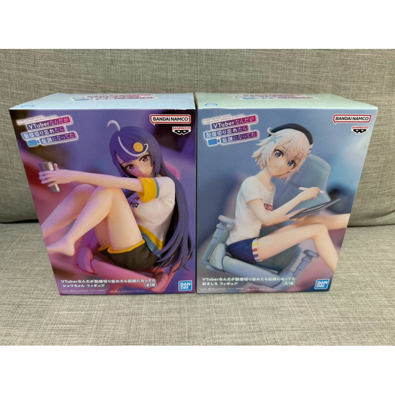 （兩隻合售）正版 日版BANPRESTO 身為VTuber的我因為忘記關台而成了傳說 心音淡雪 彩真白 公仔 模型