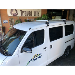 Toyota TOWN ACE VAN 車頂架 橫桿，行李架 鋁合金 可以外加牛角 可認證變更可認證變更驗車 臺灣製