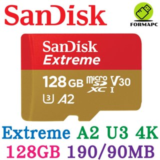 SanDisk Extreme MicroSDXC 128G 128GB A2 U3 TF 190MB 小卡 高速記憶卡