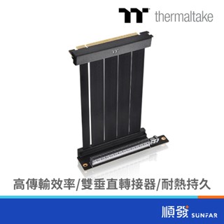 Thermaltake 曜越 PCI-E 4.0 顯示卡延長線 130mm 90° 配雙垂直轉接器