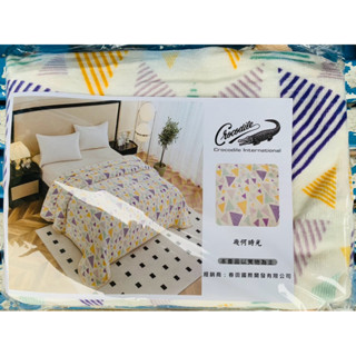 🌸全新 現貨出清🌈【Crocodile 鱷魚】法蘭絨 單層毯 (幾何時光) 盒裝150x200cm 毛毯 蓋毯 空調被